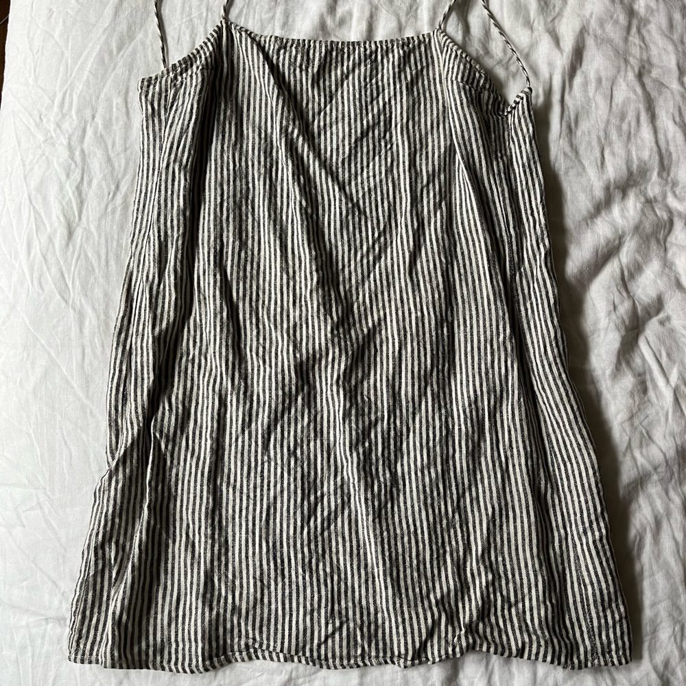 Reformation Linen Stripe Dress